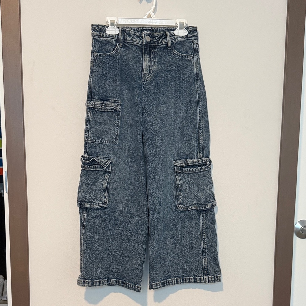 art class Girl’s Dark Blue Cargo Kids Jeans